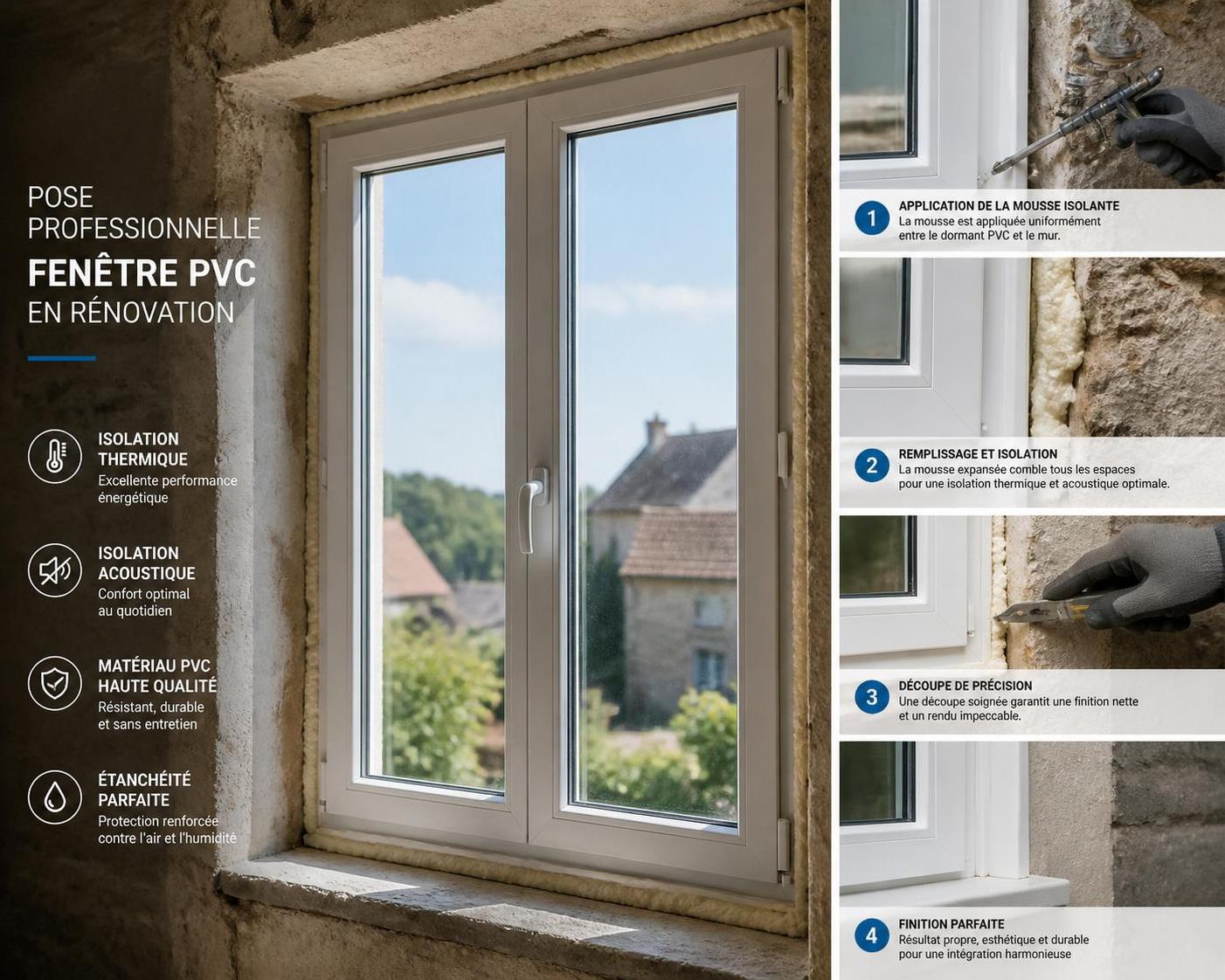 découvrez notre guide complet pour réussir la pose de fenêtres en rénovation, avec des conseils pratiques et des étapes clés pour des travaux efficaces et durables.