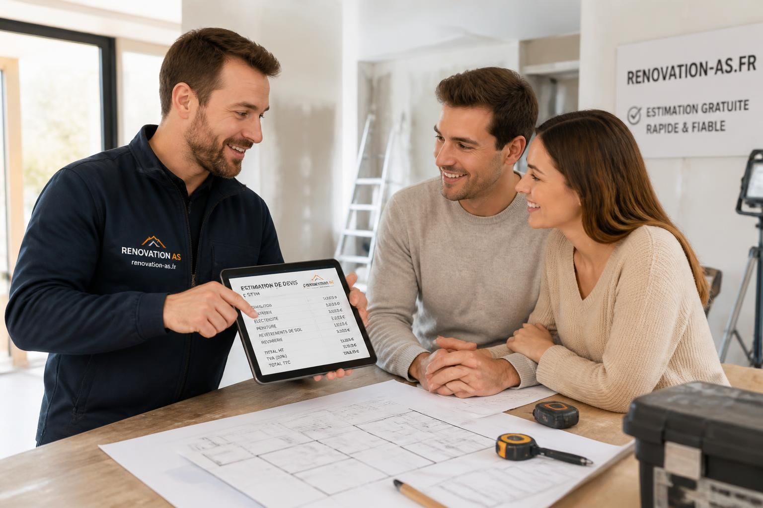 obtenez un devis gratuit et personnalisé sur renovation-as.fr pour vos projets de rénovation. profitez d'une estimation rapide, fiable et sans engagement dès aujourd'hui.
